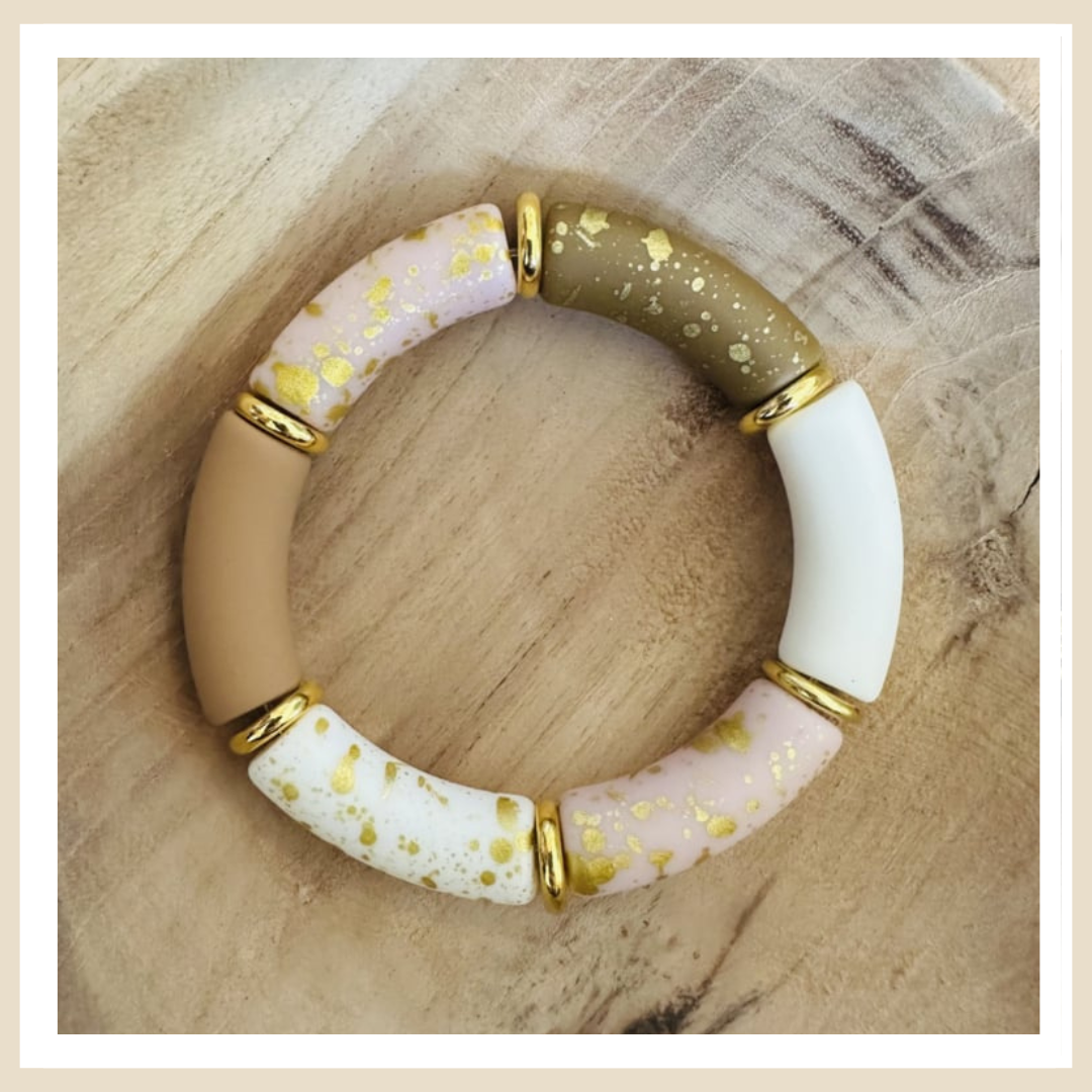 Tube armband | Mat splashing pink