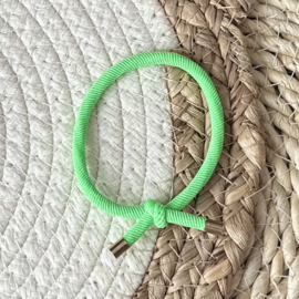 Elastiekjes/armbandjes | Knoop neon