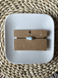 Armbandje elastiek | Fish bead