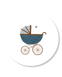 Kadosticker | Kinderwagen blauw