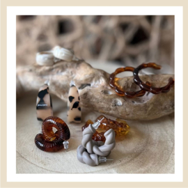 Oorbellen | Naturel tones