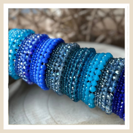 Armbanden | Born to shine - Blue lagoon