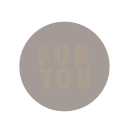 Kadosticker | For you-Warm Grey