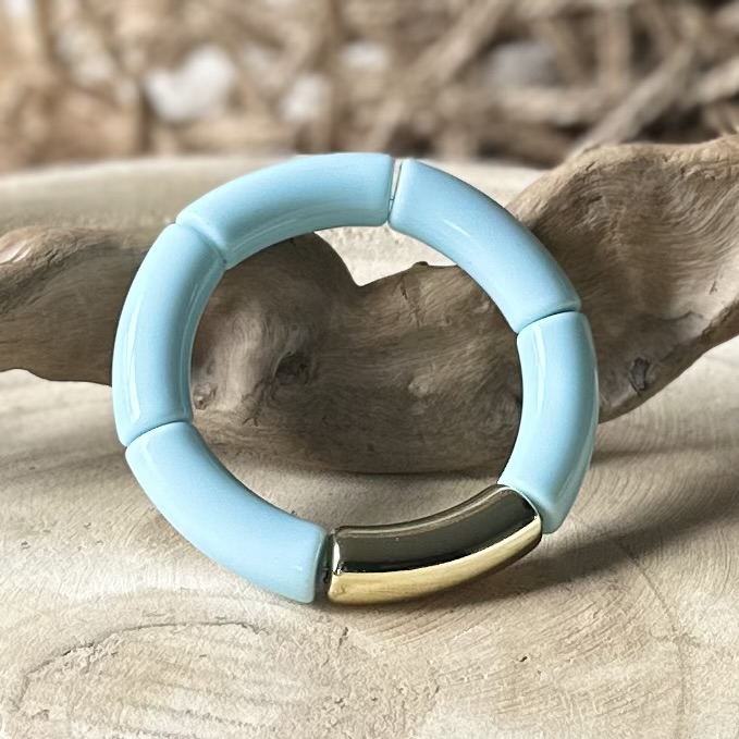 Tube armbanden | Classy basics - Large glans|Pastel