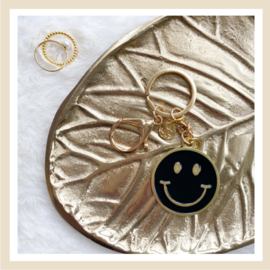 Sleutelhanger | Smiley black