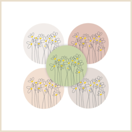 Kadosticker | Wilde bloemen