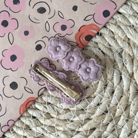 Haarclip | Stoffen bloemen