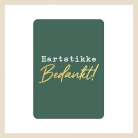 Kaart | Hartstikke bedankt