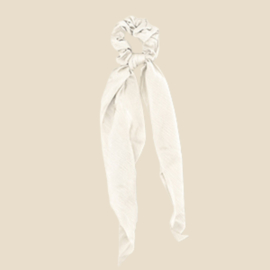 Scrunchies | Scrunchie met lint