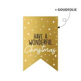 Kadosticker | Vaantje-Have a wonderful Christmas