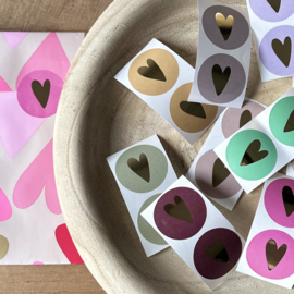 Kadostickermix | Hartjes