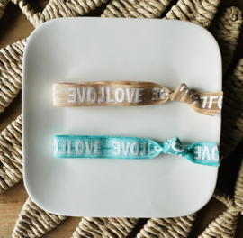 Armbandjes | Elastisch lint LOVE