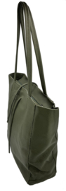 Groene Vera Pelle leren shopper