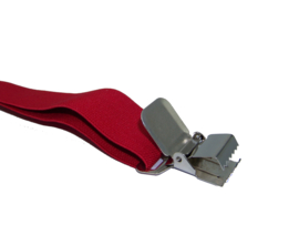 Duo Pack  Heavy Duty Bretels (donkerblauw rood) 4 clips