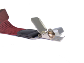 Duo Pack  Heavy Duty Bretels (zwart bordeaux) 4 clips