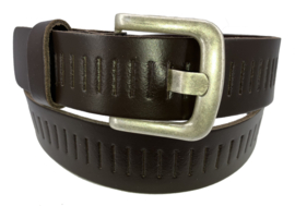 100% Leren kwaliteits gleuf riem 4cm breed