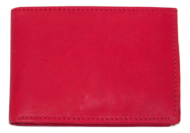 Extra kleine Dutch Design leren portemonnee billfold (landscape) model.