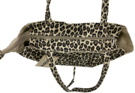 Luipaard Creme Vera Pelle wild leren shopper