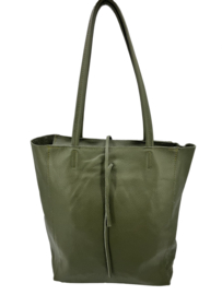 Groene Vera Pelle leren shopper