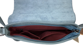 The Envelope Bag (jeansblauw)