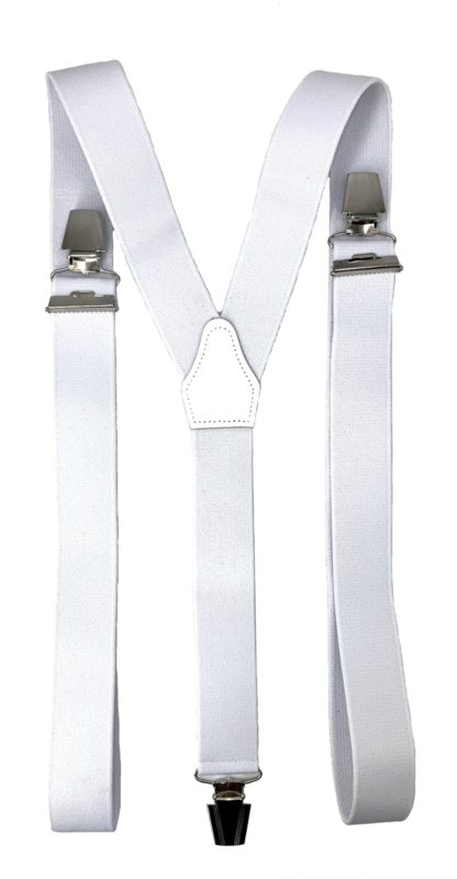Witte Bretels met extra sterke clips
