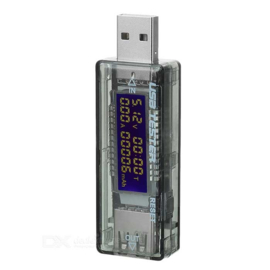 USB verbruiksmeter (spanning, stroom, vermogen)