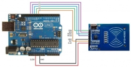 RC522 RFID kaartlezer/schrijver met 2 tags