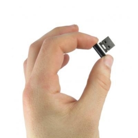 Integral USB flash drive: FD2-16G-MICRO - Zwart, Blauw