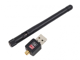 USB WIFI adapter 802.11b/g/n, RP-SMA antenne