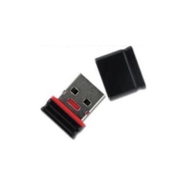 Integral USB flash drive: FD2-08G-MICRO - Zwart, Rood