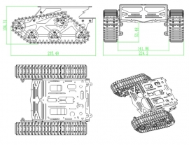 BananaPi rupsband chassis