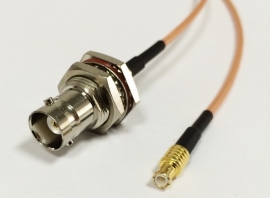 MCX male naar BNC female kabel 15cm (RTL SDR)