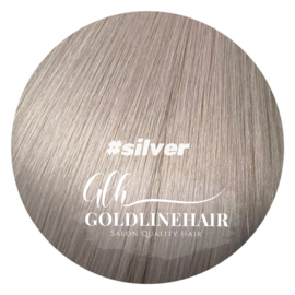 Flat Hair Weave  # Silver