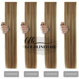 Hair weft #Caramalized Classic Line