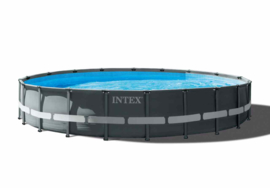 Intex Ultra XTR Frame zwembad 610 x 122 cm incl 6m3 zandfilterpomp en extra accessoires (26334GN)