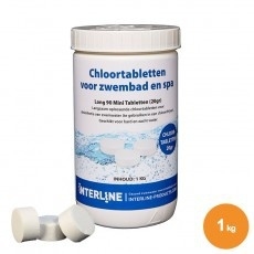 Interline Chloortabletten Long 90 Mini Tabs 20 gram (1 kg) 52781206