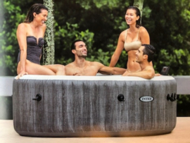 Intex PureSpa Bubble Greywood luxe Ø 196cm 4 pers (28440NL)