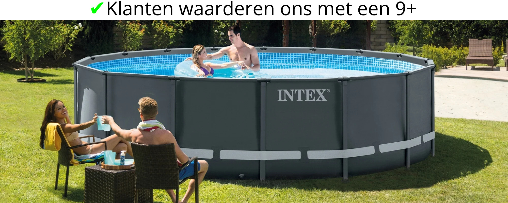 erectie Ga lekker liggen onderhoud Intex zwembad of Intex jacuzzi kopen? Laagste prijs, snelle levering!