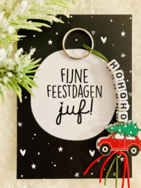 Kaartje voor de juf | ' HoHoHo '