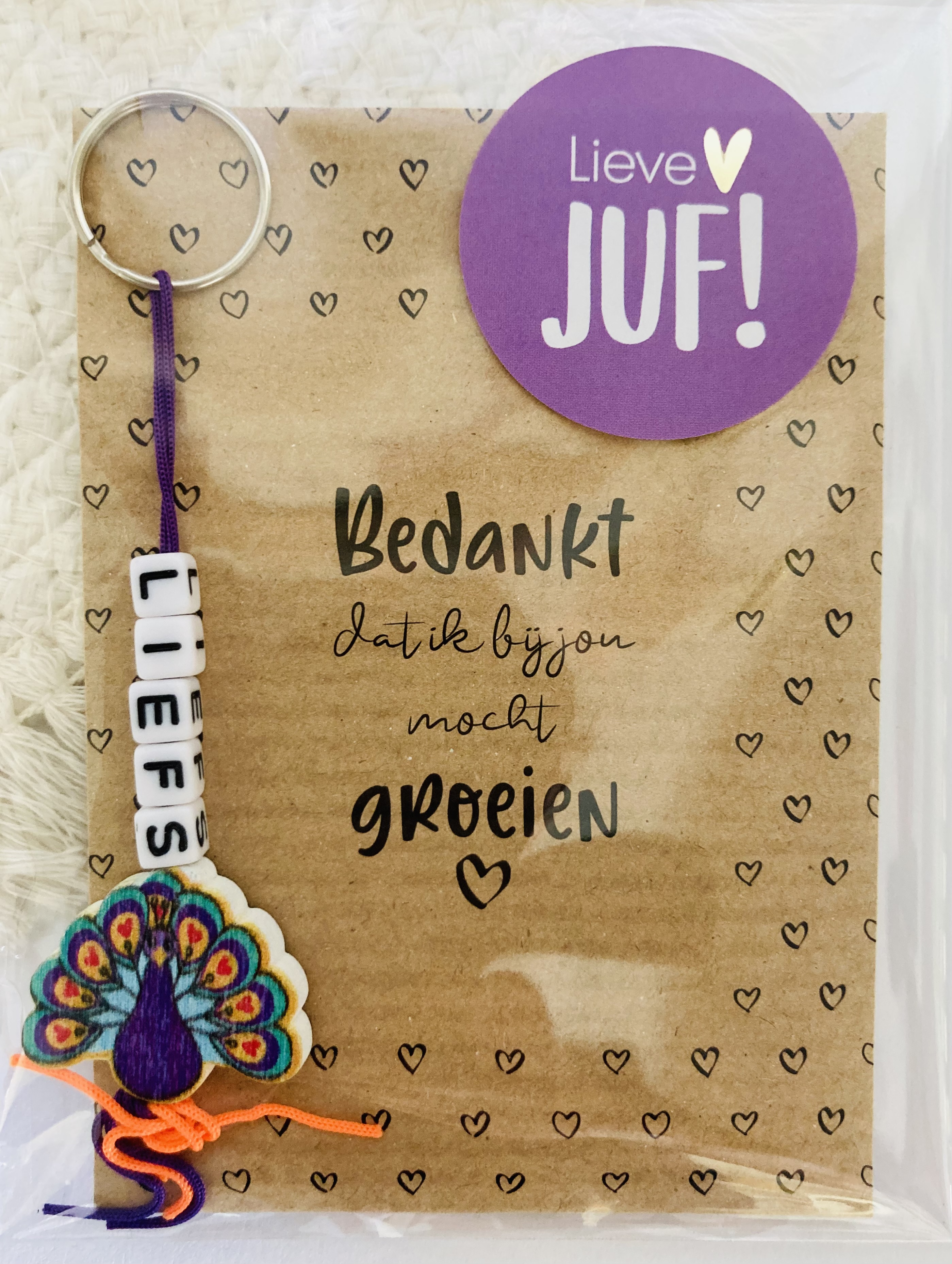 JUF | Zomerbloemzaadjes & Sleutelhanger