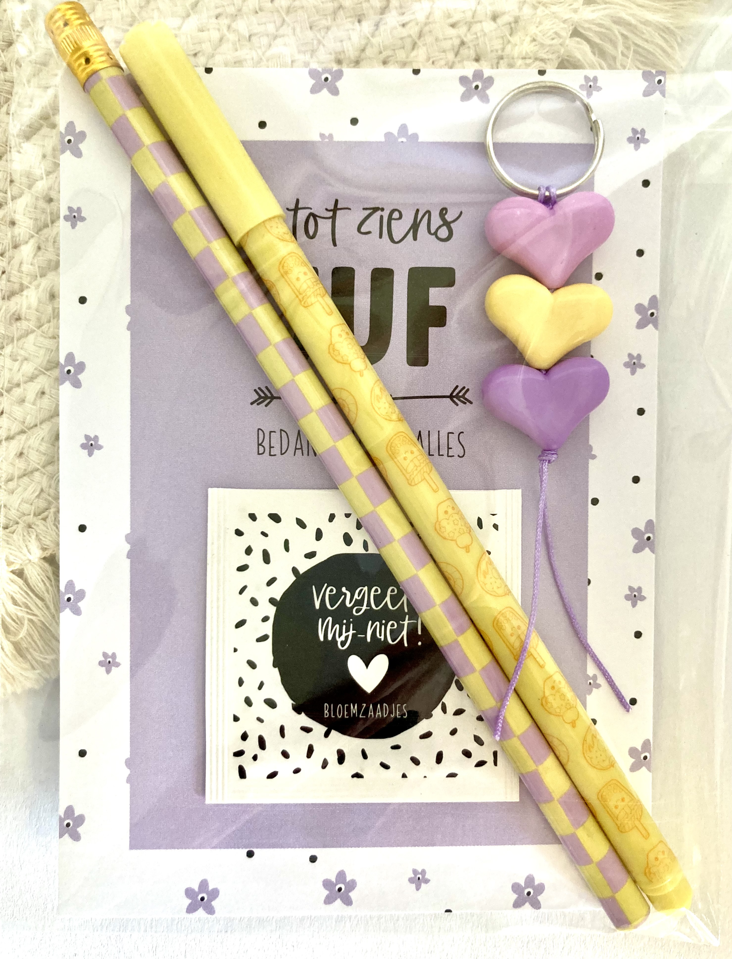 JUF |  Kaart, Pennen & Sleutelhanger