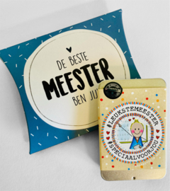 MEESTER | Blikje mintjes & Cadeaudoosje