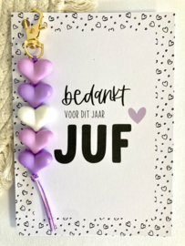 JUF | Kaart & Sleutelhanger