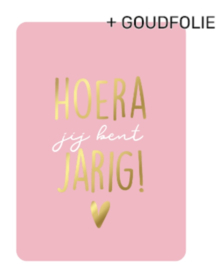 Ansichtkaart | HOERA jij bent JARIG!