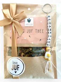 JUF | Zakje thee & Sleutelhanger