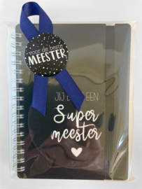 MEESTER | Notitieblok & onderzetter