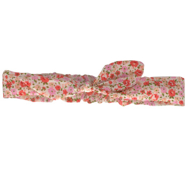 Haarbandje met knoop en strik | summer flowers