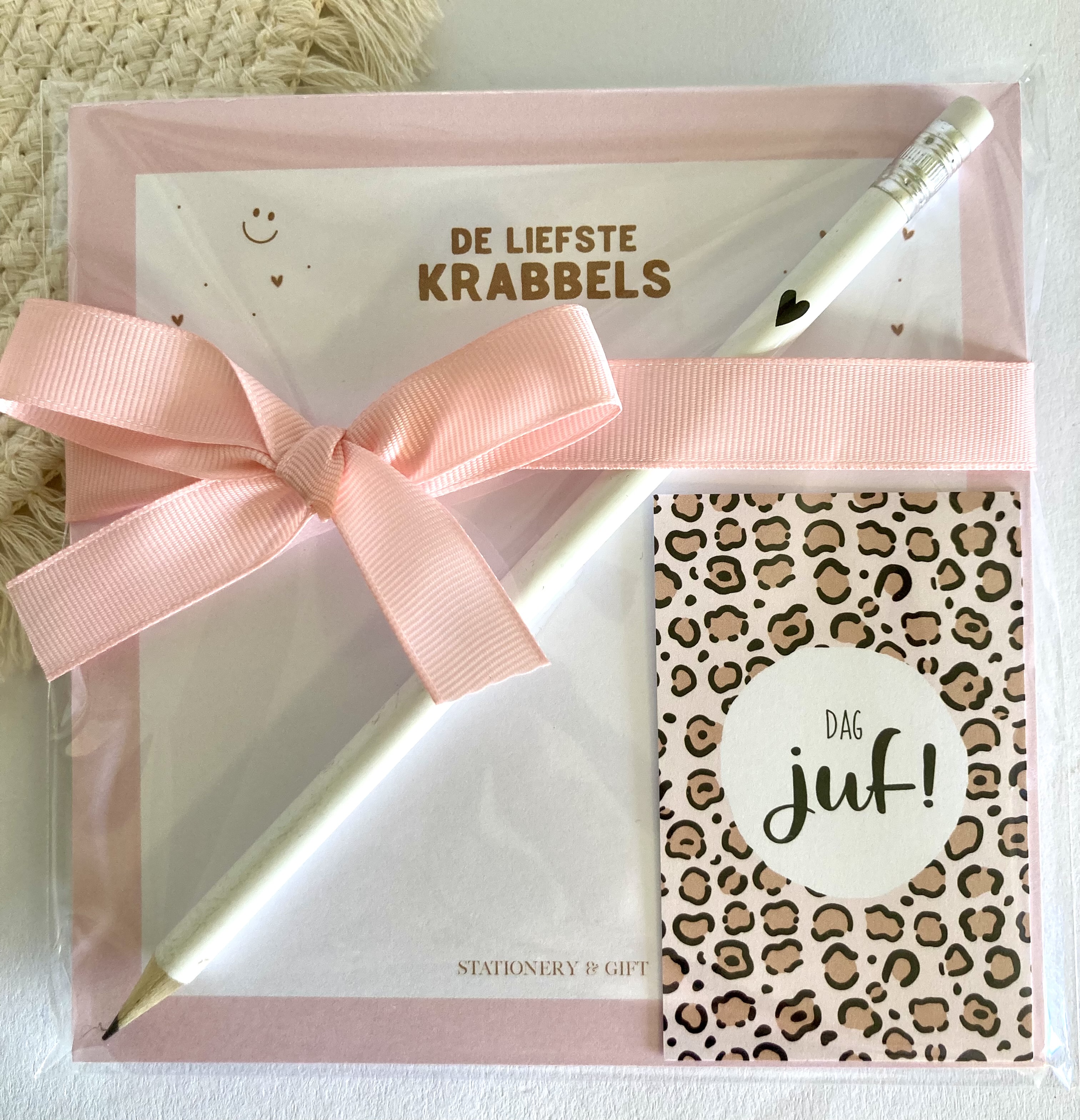 JUF |  Notitieblok, Potlood & Kaartje