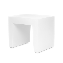 Concrete Seat | White