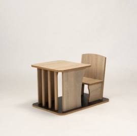 Pikler bankje met tafeltje